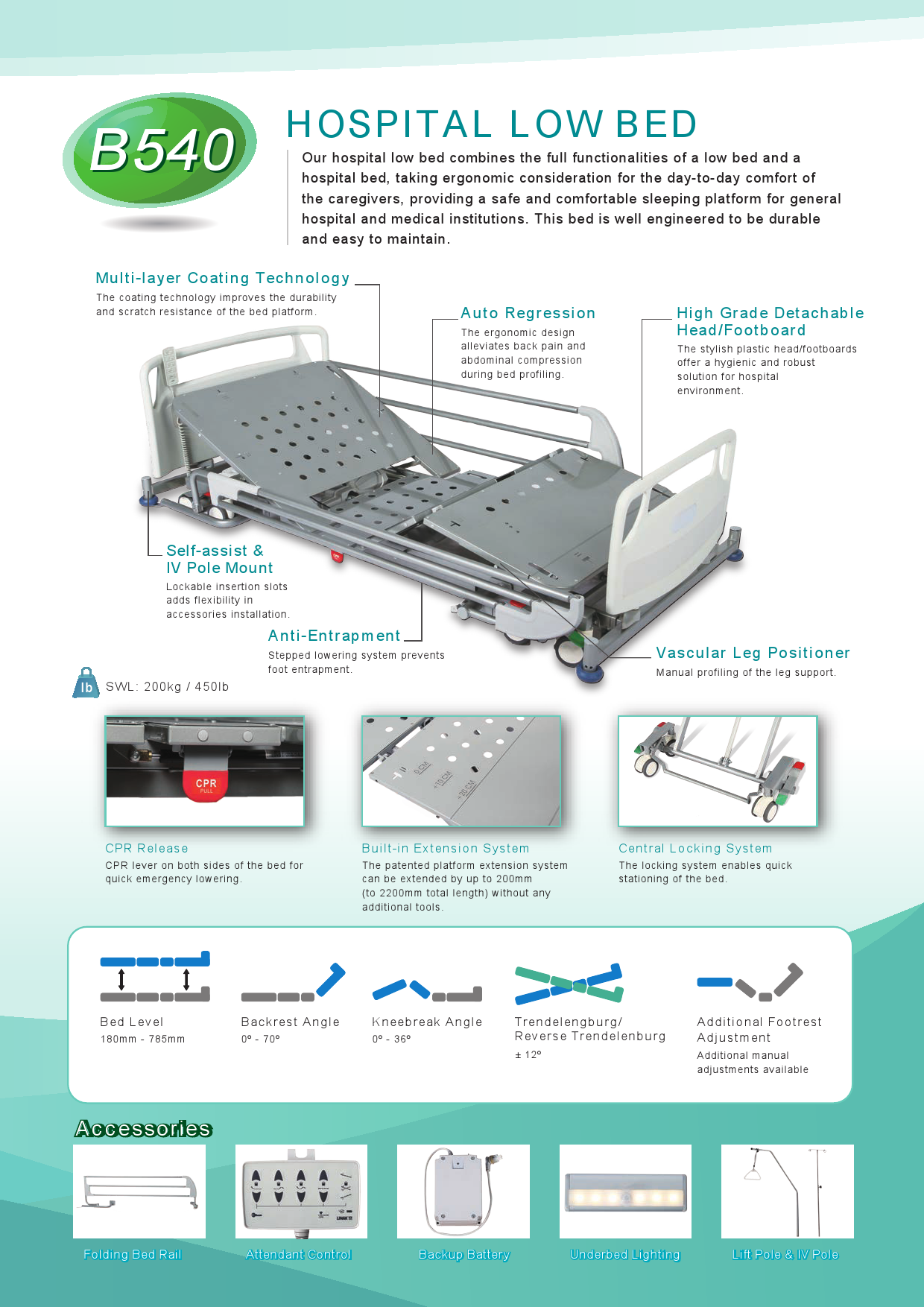 HOSPITAL LOW BED - Product Brochure